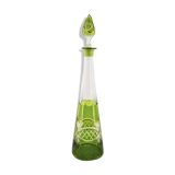 Lined crystal decanter