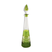 Lined crystal decanter