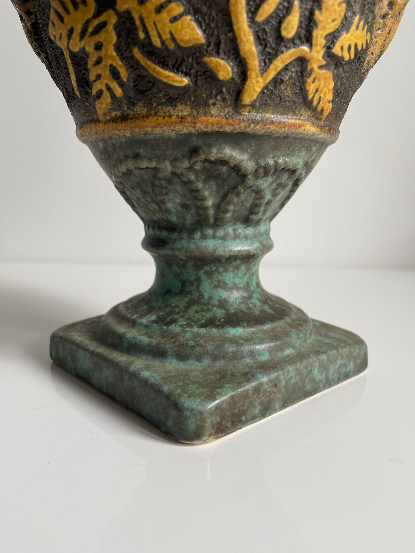Ceramic amphora vase, mid-20th century