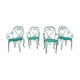 Suite de 4 fauteuils de jardin années 60