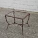 French  Iron and Glas Coffee Table-Cocktail Table-Lounge Table-80s