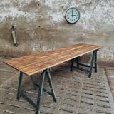 Old table trestle table garden table or dining table