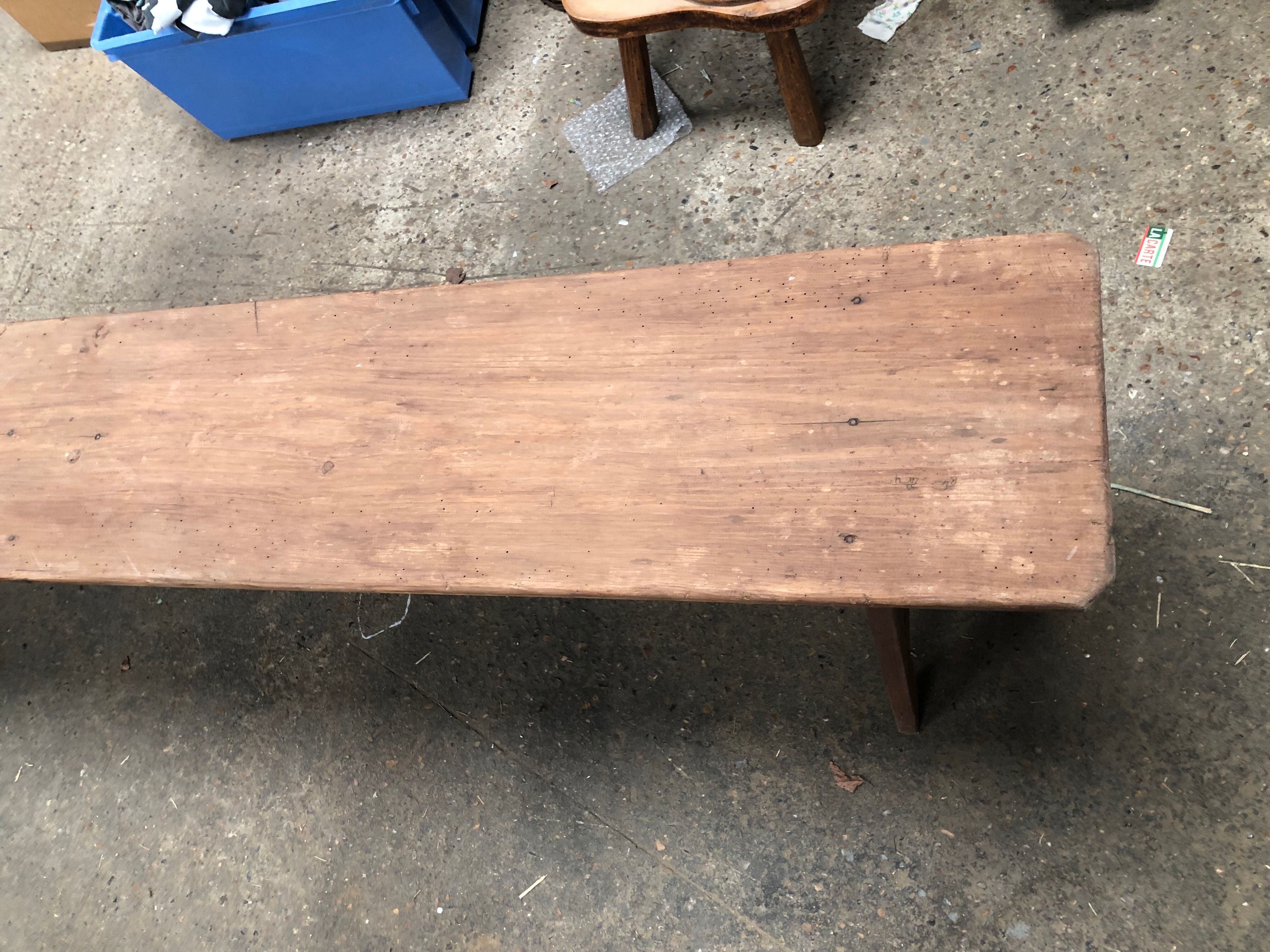 Vintage wooden bench