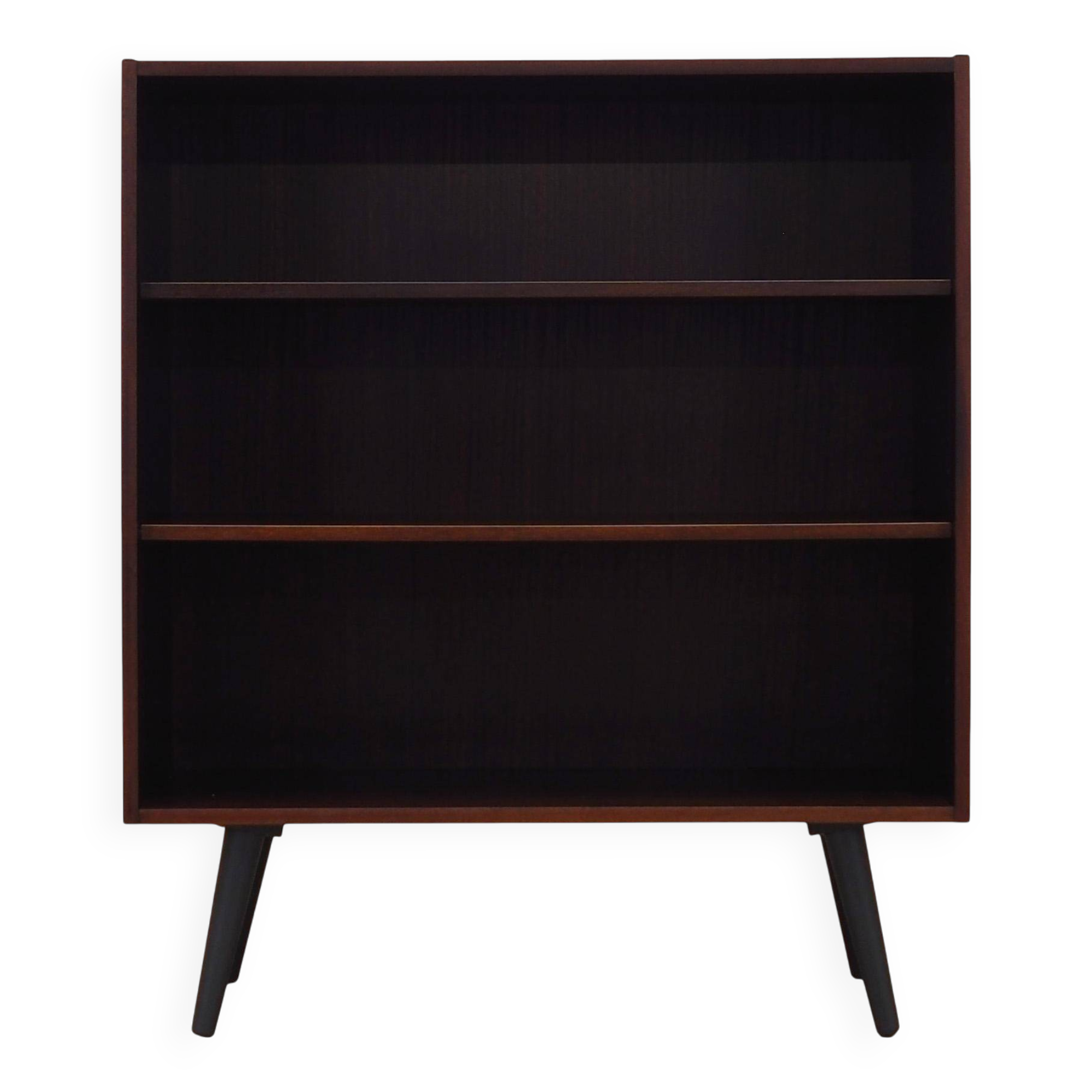 Bibliothèque en acajou, design danois, années 1970, production : Danemark