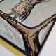 Tapestry after Bernard Buffet "the owl" 67 x 56 cm