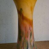 Pink and orange Murano vase