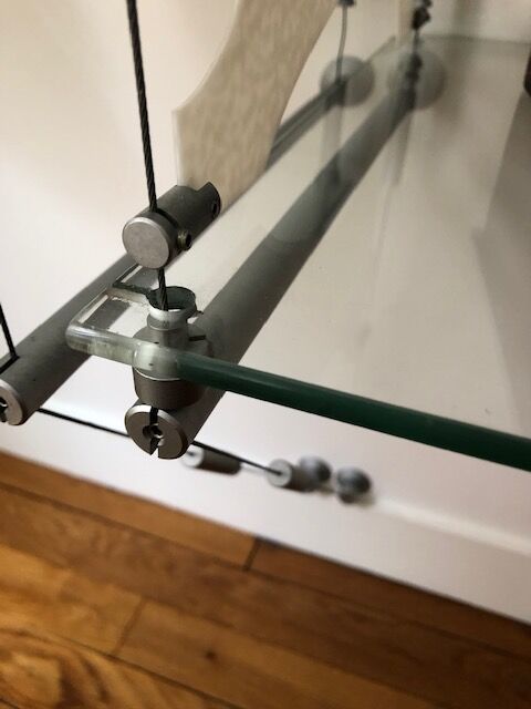 Glass bookcase