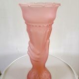 Vase main rose art déco
