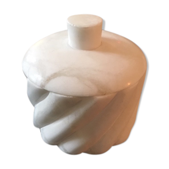 White marble box