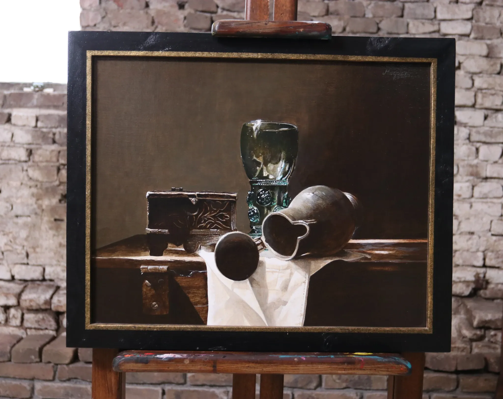 Still life with roemer and casket – Marjolein van den Berg, c. 2011
