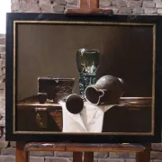 Still life with roemer and casket – Marjolein van den Berg, c. 2011