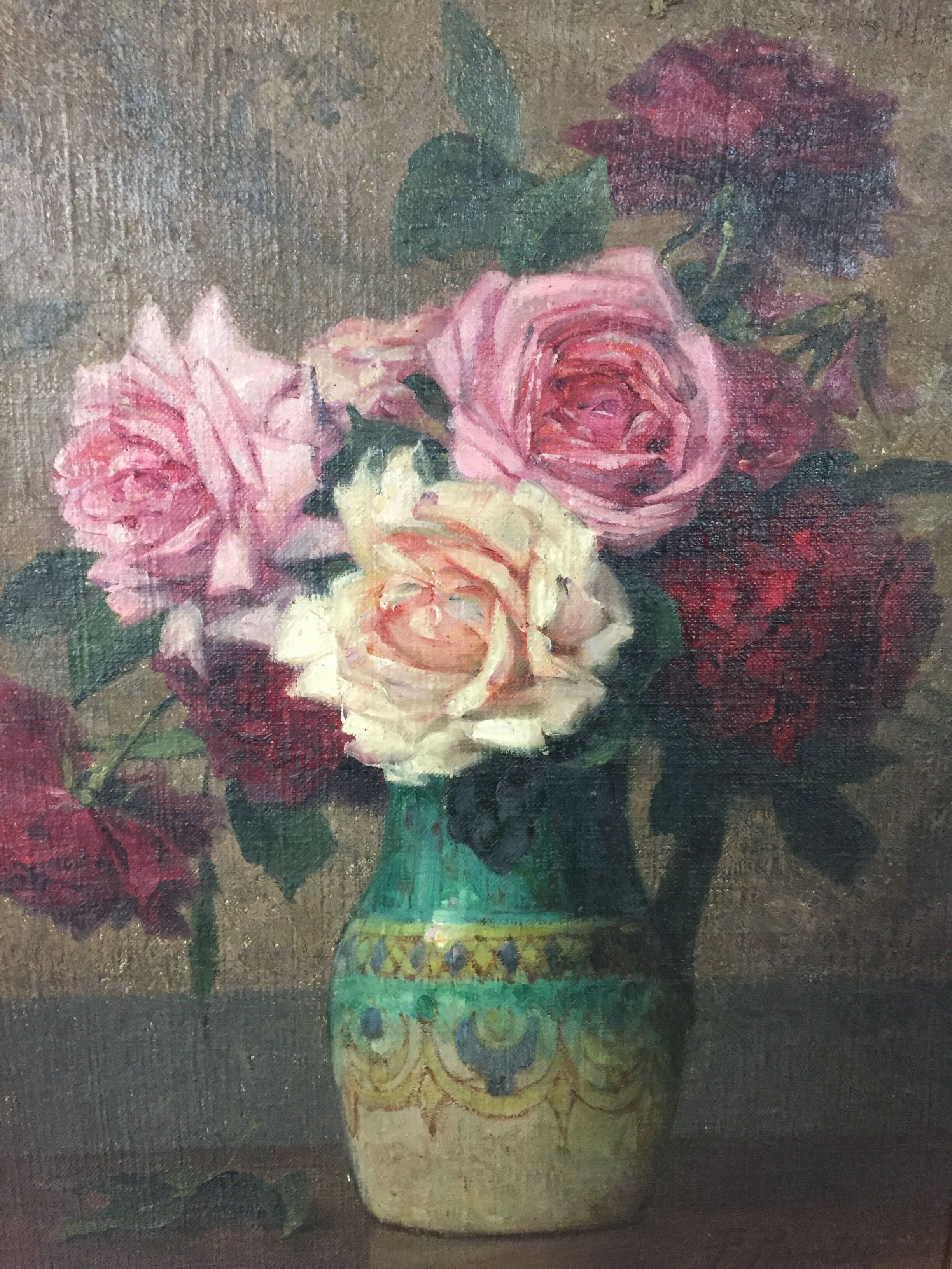 Still life bouquet, P Perrette