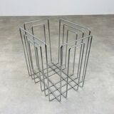 Willi Glaeser chromed metal magazine holder for TMP 80s