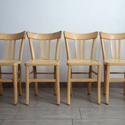 Set of 4 vintage Luterma bistro chairs