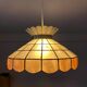 Vintage mother-of-pearl pendant light