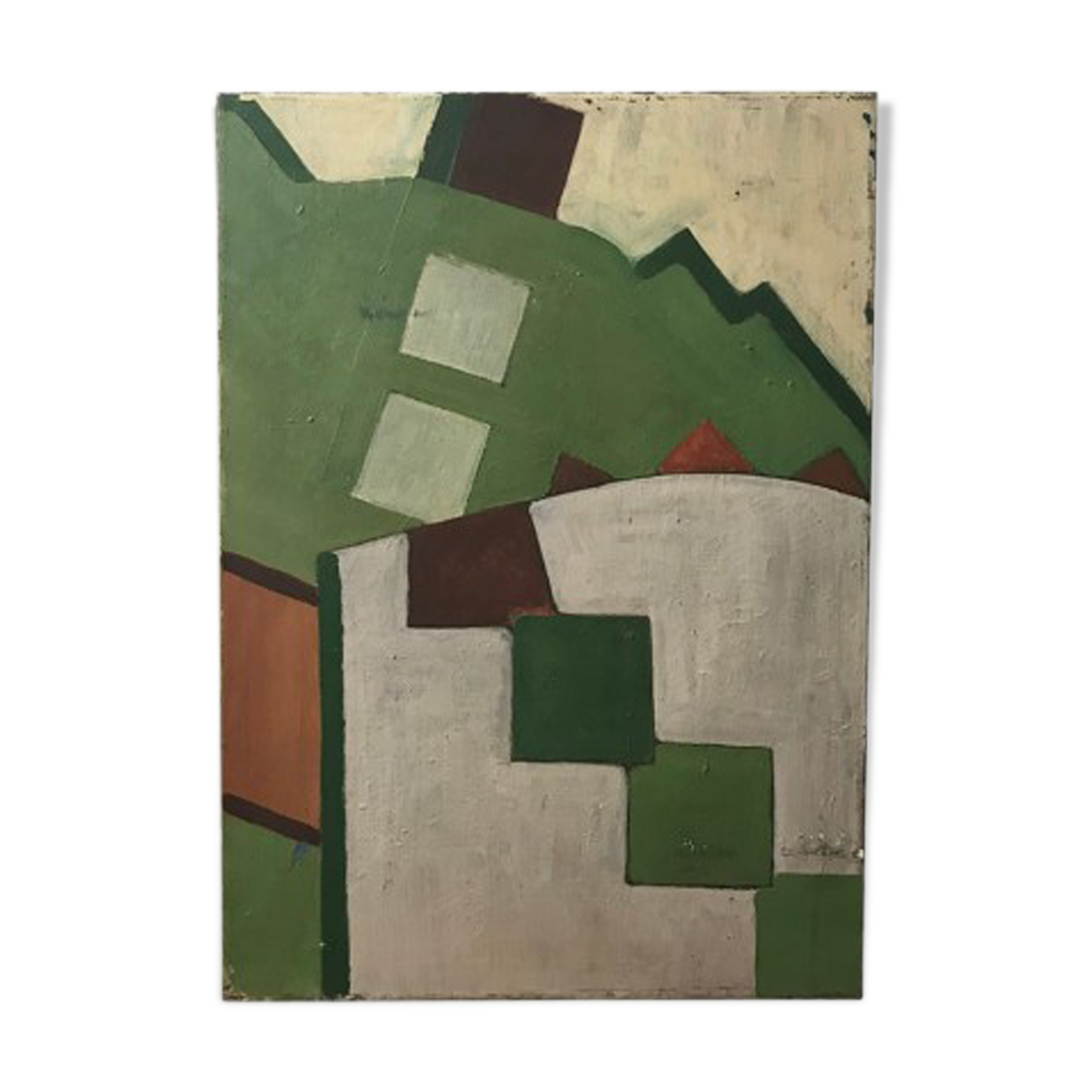 Abstract oil on canvas 1970