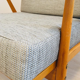 Grey Boomerang armchair