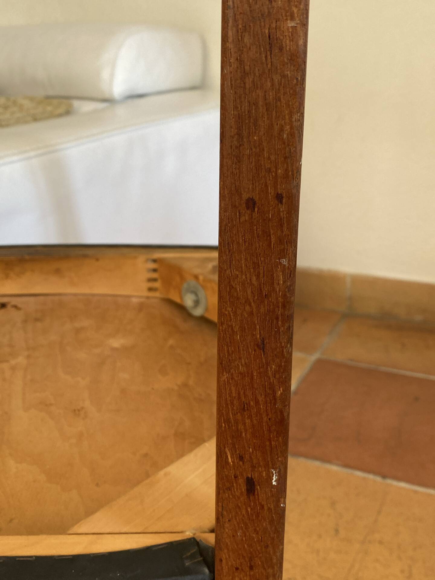 Teak chair, Kobtiki by Yngve Ekstrom for Hugo Troeds, 1960s.