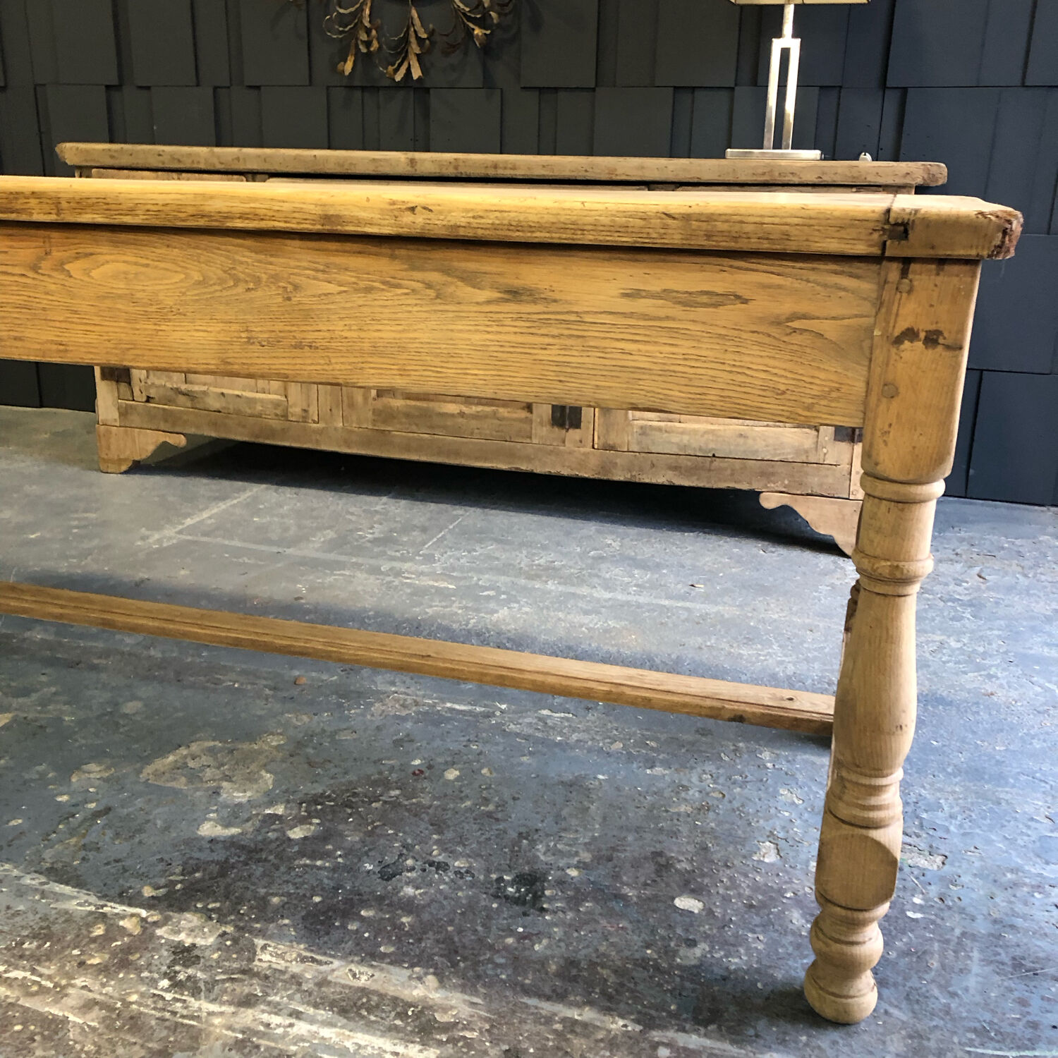 Oak farmhouse table XIXth