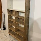 Antique pharmacy shelf