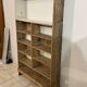 Antique pharmacy shelf