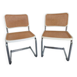 Une paire de chaises italiennes des années 1980