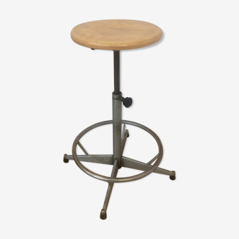 Industrial stool adjusted height