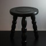 The small tripod in burnt oak wood