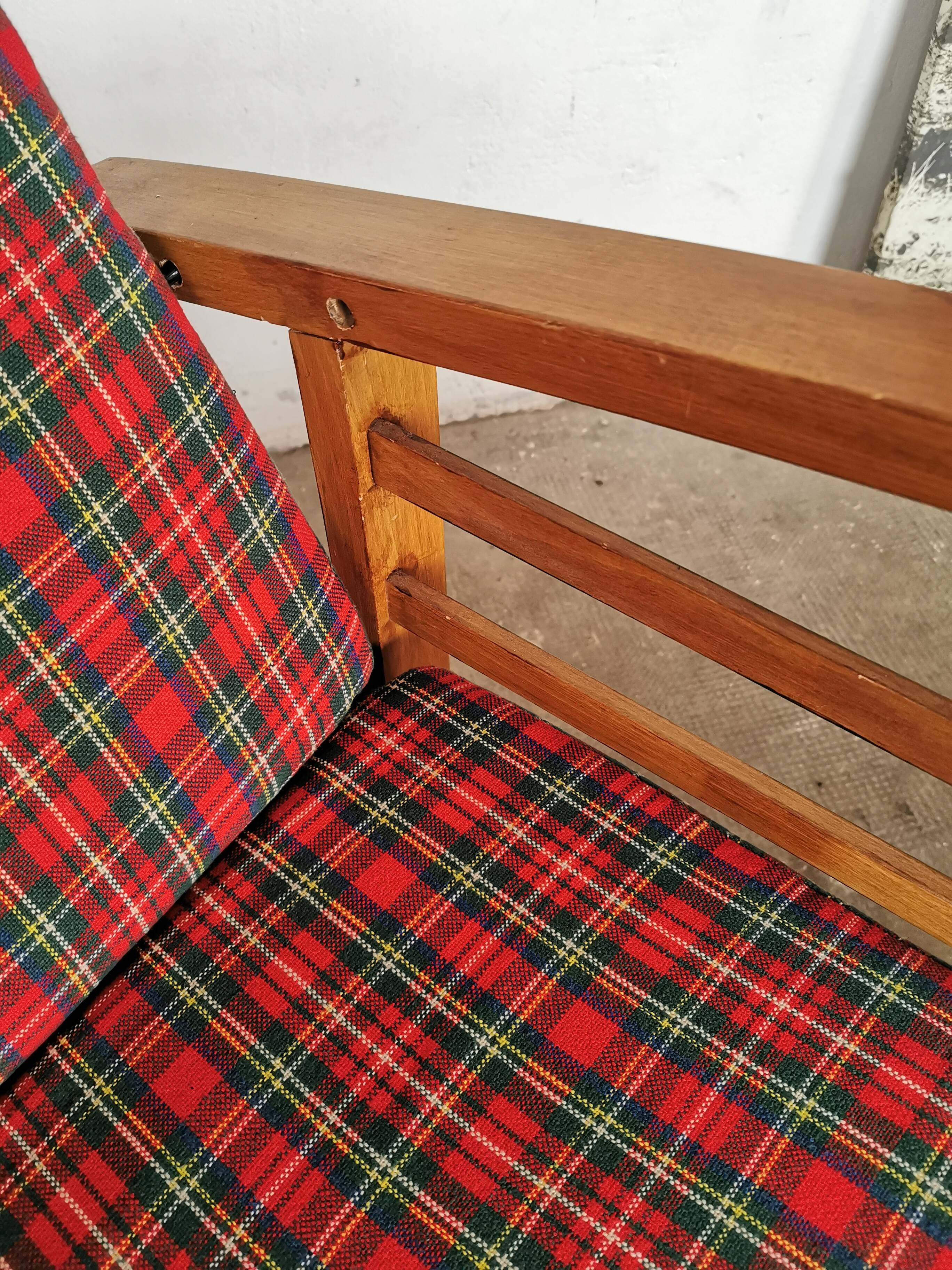 Vintage Scottish reclining armchair 1960s