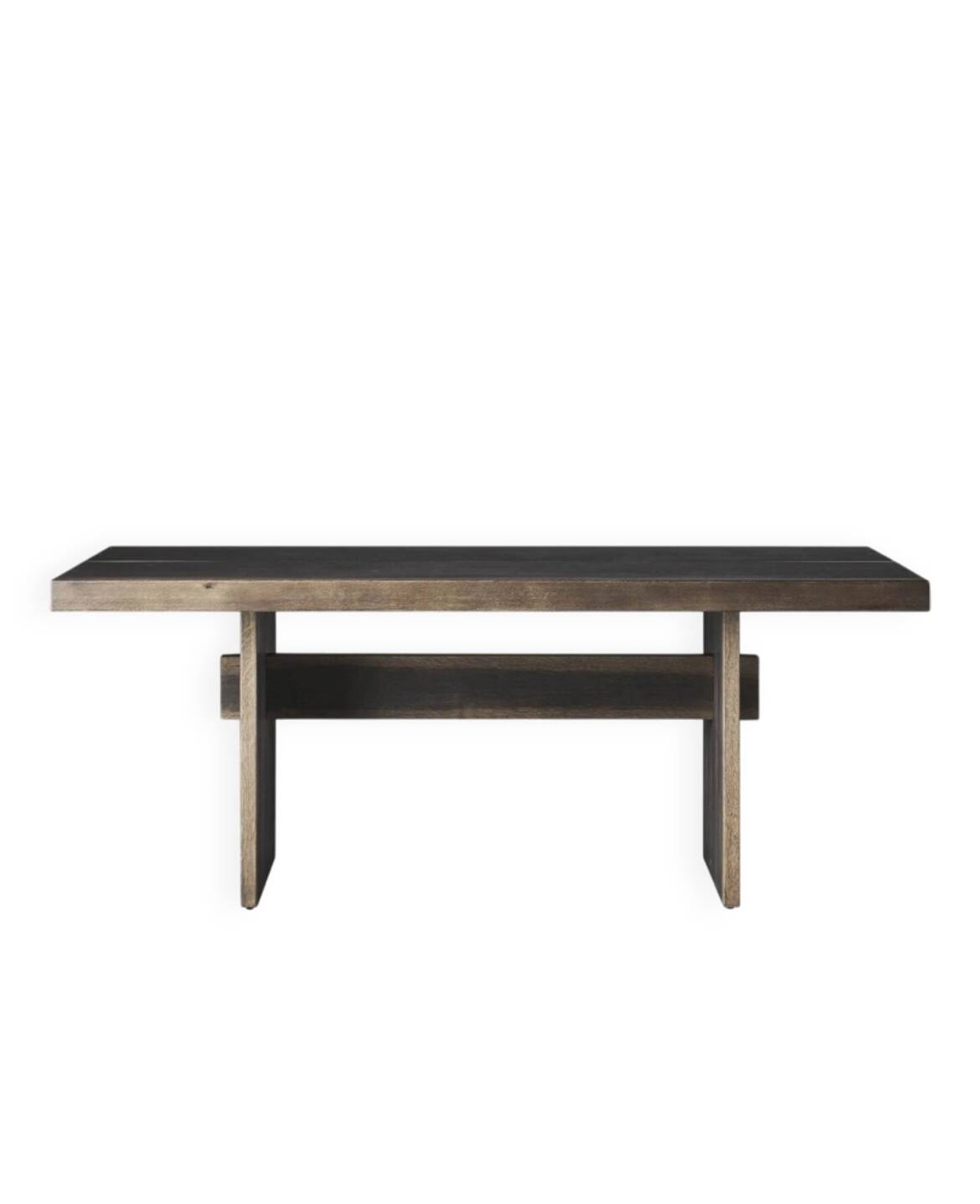 Arhaus solid oak table