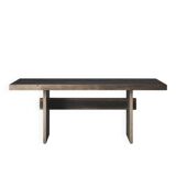 Arhaus solid oak table