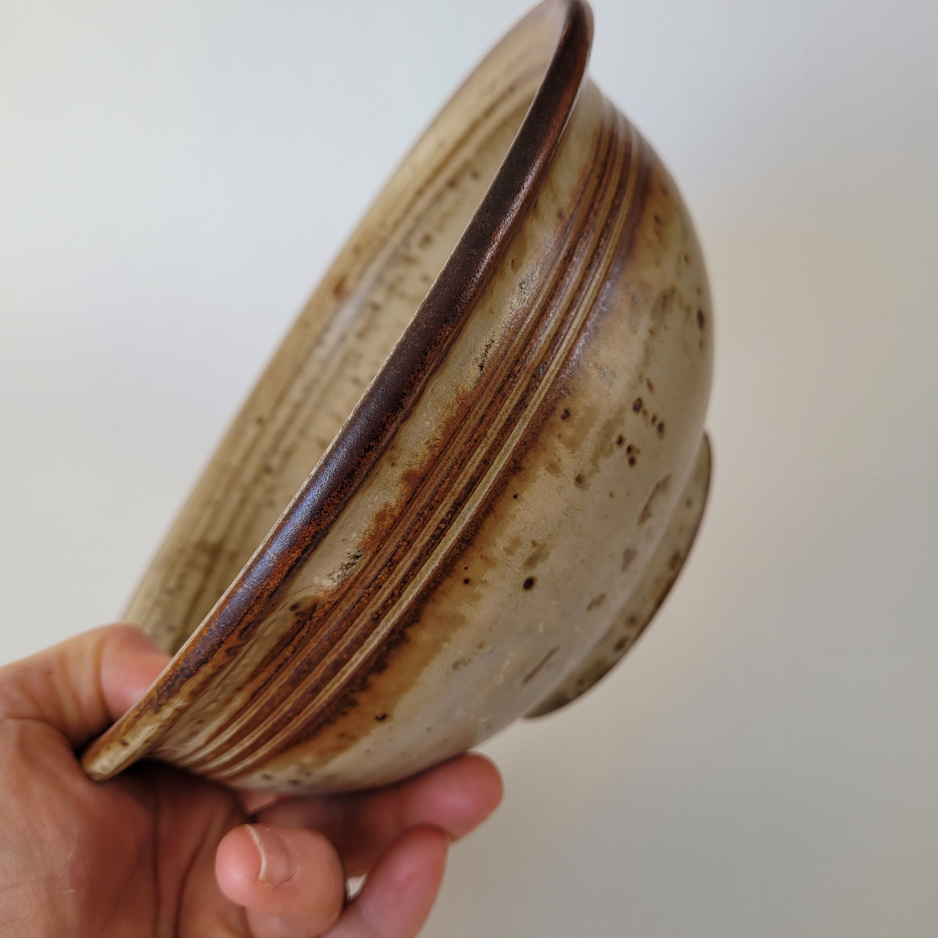 Pyrite sandstone bowl