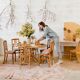 Rattan desk