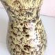 Fat Lava olive green cerals vase, vintage 60/70