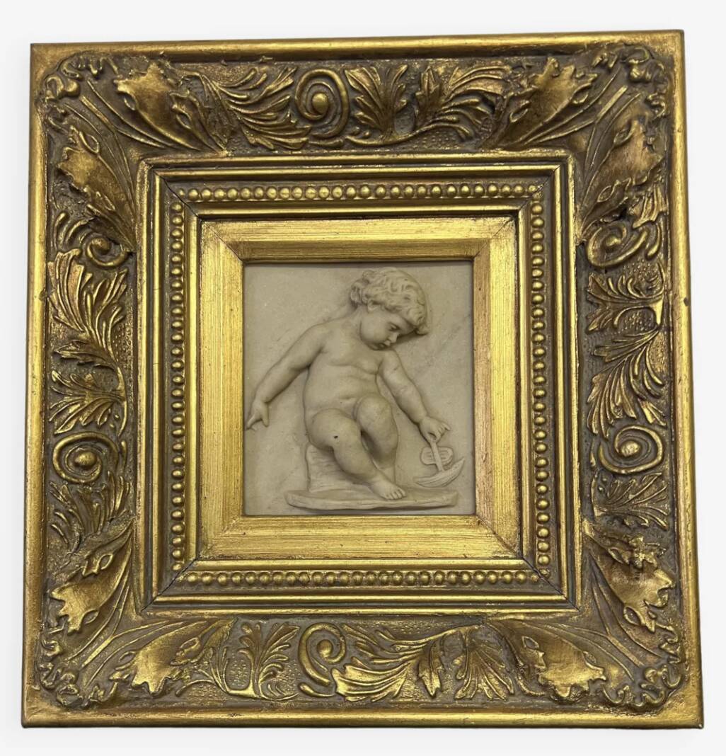 Marble high relief, 1882