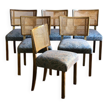 Ensemble de 6 chaises  modèle 319/12  Bruno Paul Bauhaus 1934