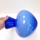 Large Italian vase in blue opaline.