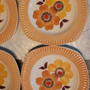 4 vintage plates 1970s mondovi italy