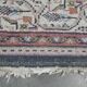 Beautiful vintage oriental rug with mainly blue colours 195x147cm