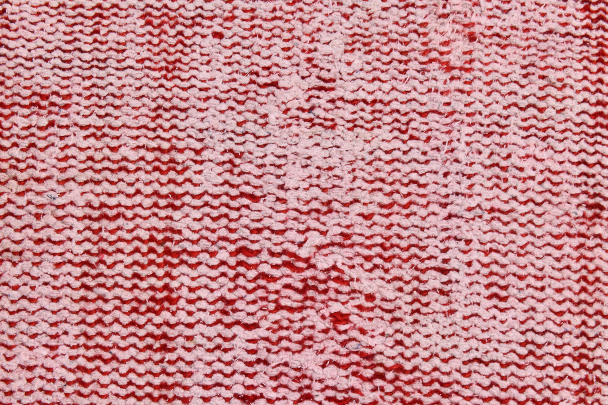 Pale red modern vintage rug