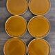 Set of 6 vintage 70s Melitta Ceracron dessert plates.