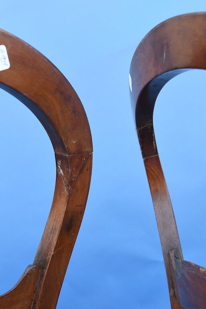 Pair of Louis Philippe style chairs