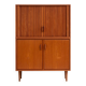 Highboard with tambour doors by Heinrich Riestenpatt