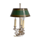 White metal bouillotte lamp, empire style – early twentieth century