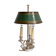 White metal bouillotte lamp, empire style – early twentieth century
