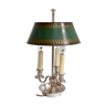 White metal bouillotte lamp, empire style – early twentieth century