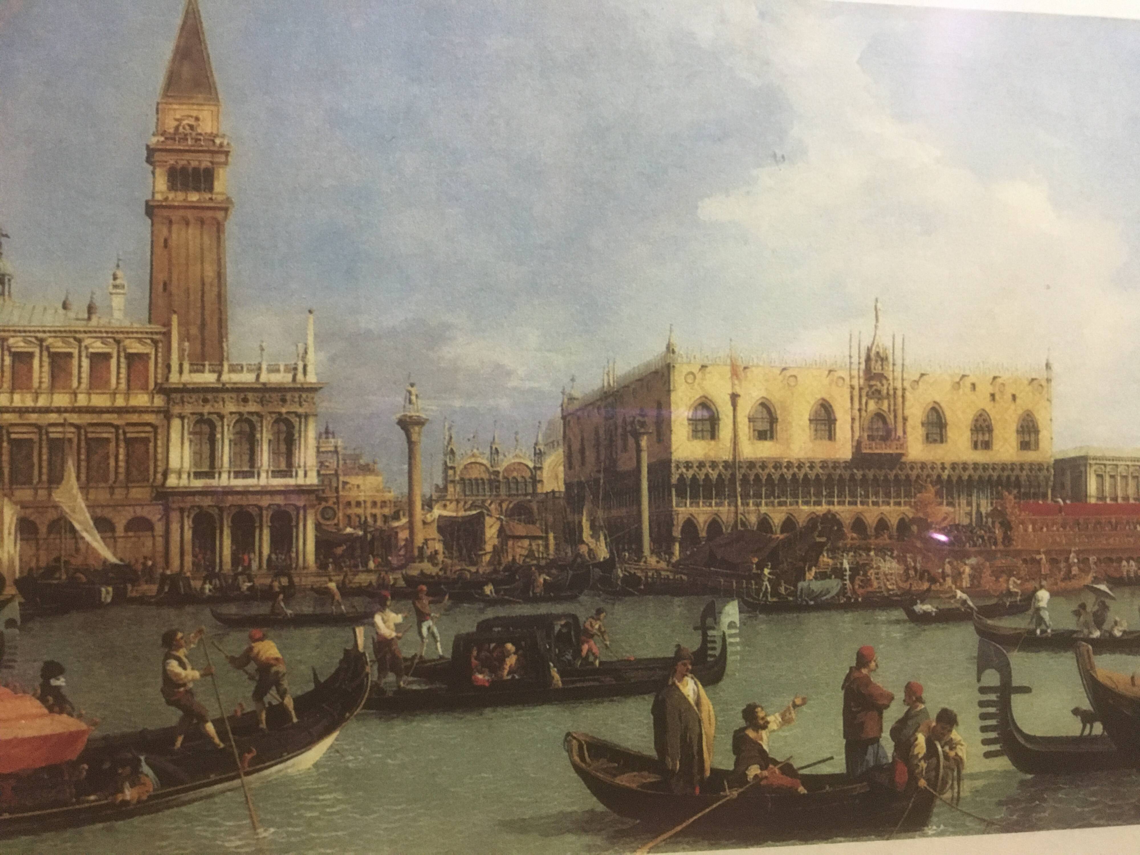 Basin of Saint Mark Venice framed