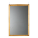 Vintage mirror with bamboo frame, Italian design, 1980s.