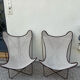 Paire de fauteuils butterfly 1960