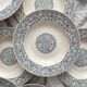 "Renaissance" ironstone dinnerware set from Creil and Montereau - 30 pieces